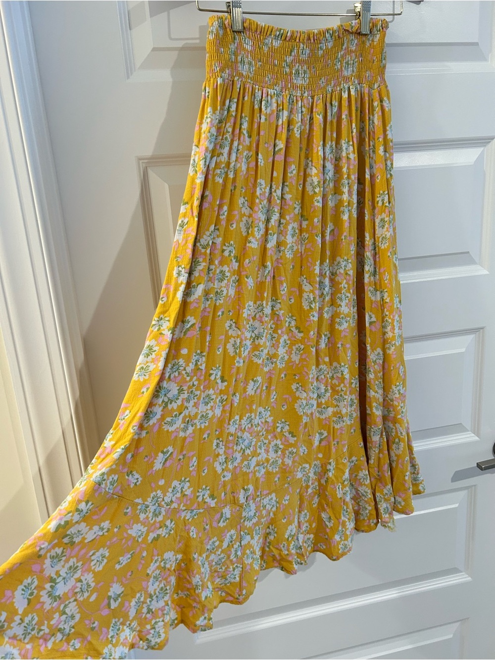 Rachel Zoe Yellow Floral Maxi Skirt - Picture 11 of 15